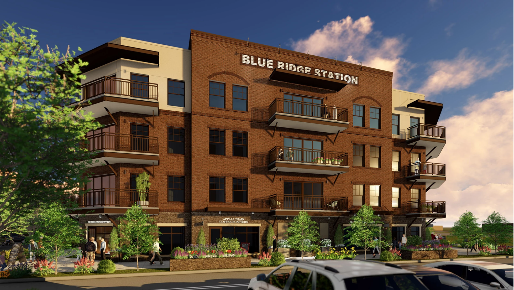 Blue Ridge Station Lofts Downtown Blue Ridge GA Georgia - Julie Fitts Queen